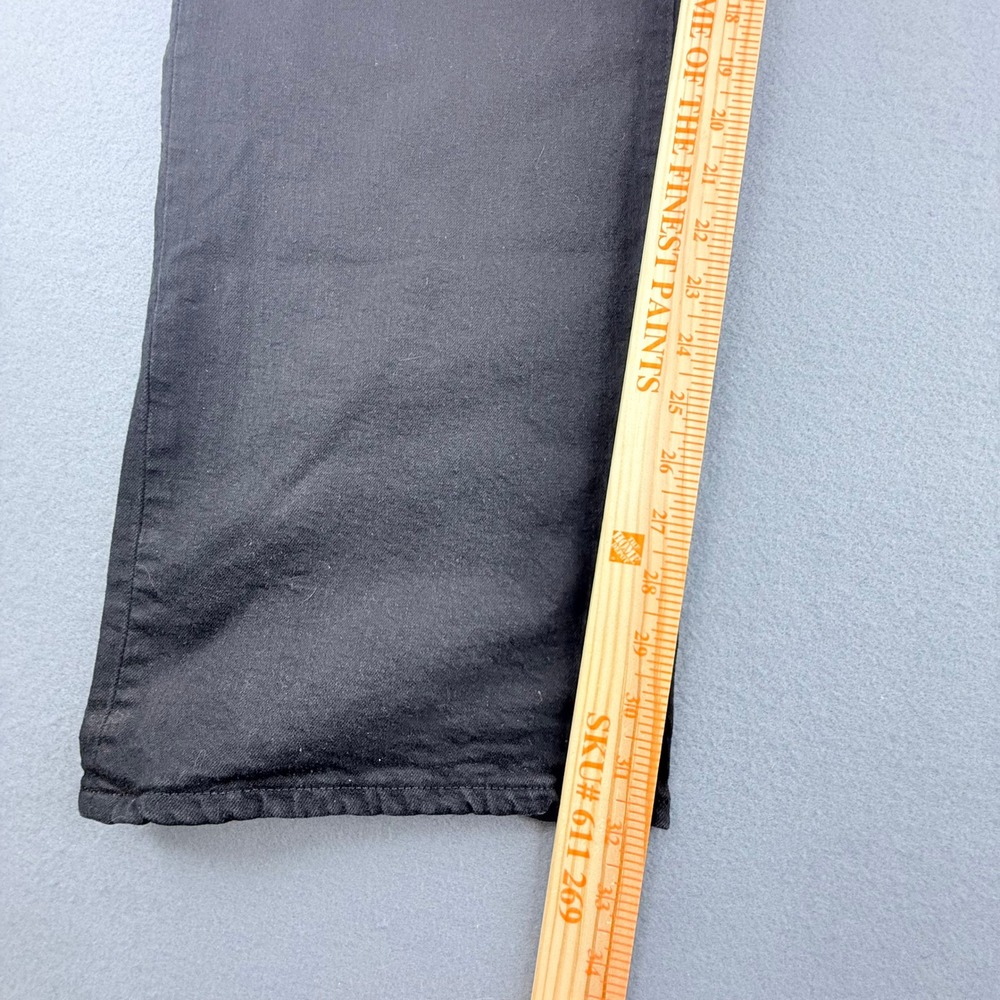 Polo Ralph Lauren Hampton Relaxed Straight‎ Jeans Mens 46x32 Black Denim Pants - Picture 8 of 9